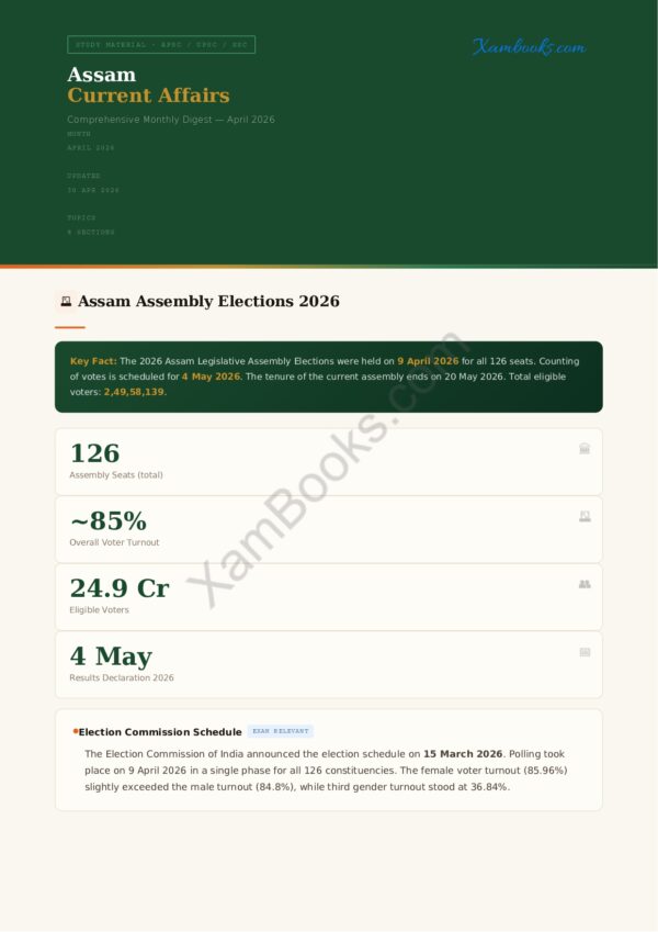 Current Affairs eBook for April 2026